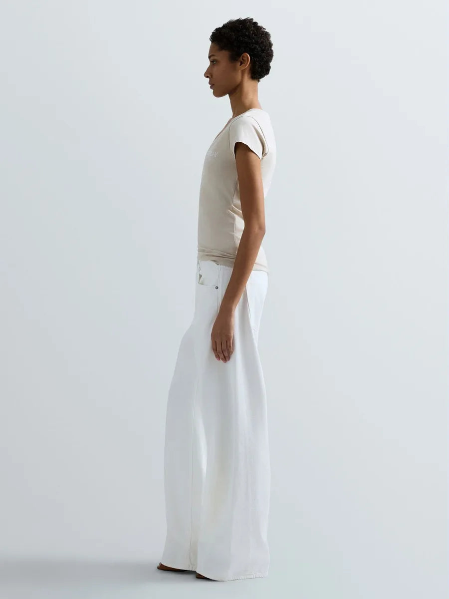 NARJA BAGGY - FIT JEANS - NATUR HVID