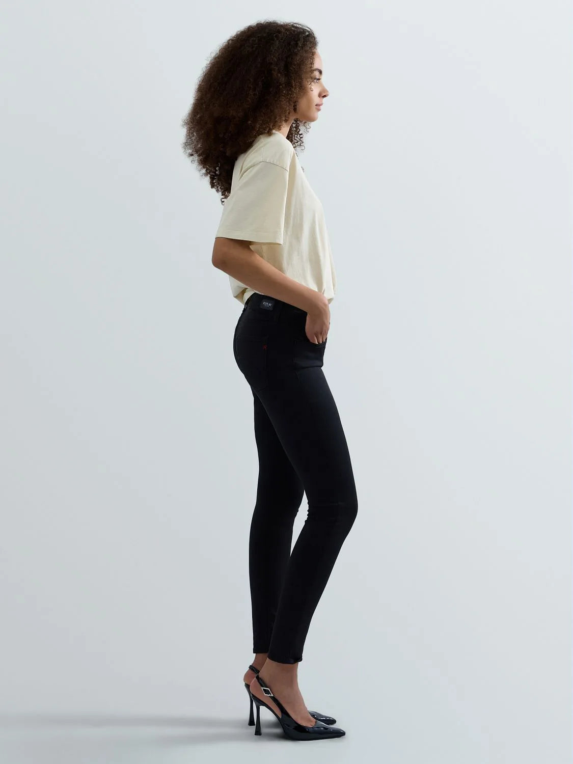 LUZ SKINNY-FIT JEANS SORT