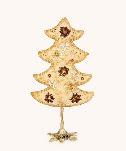 WHIMSY CHRISTMAS TREE MEDIUM - CREME