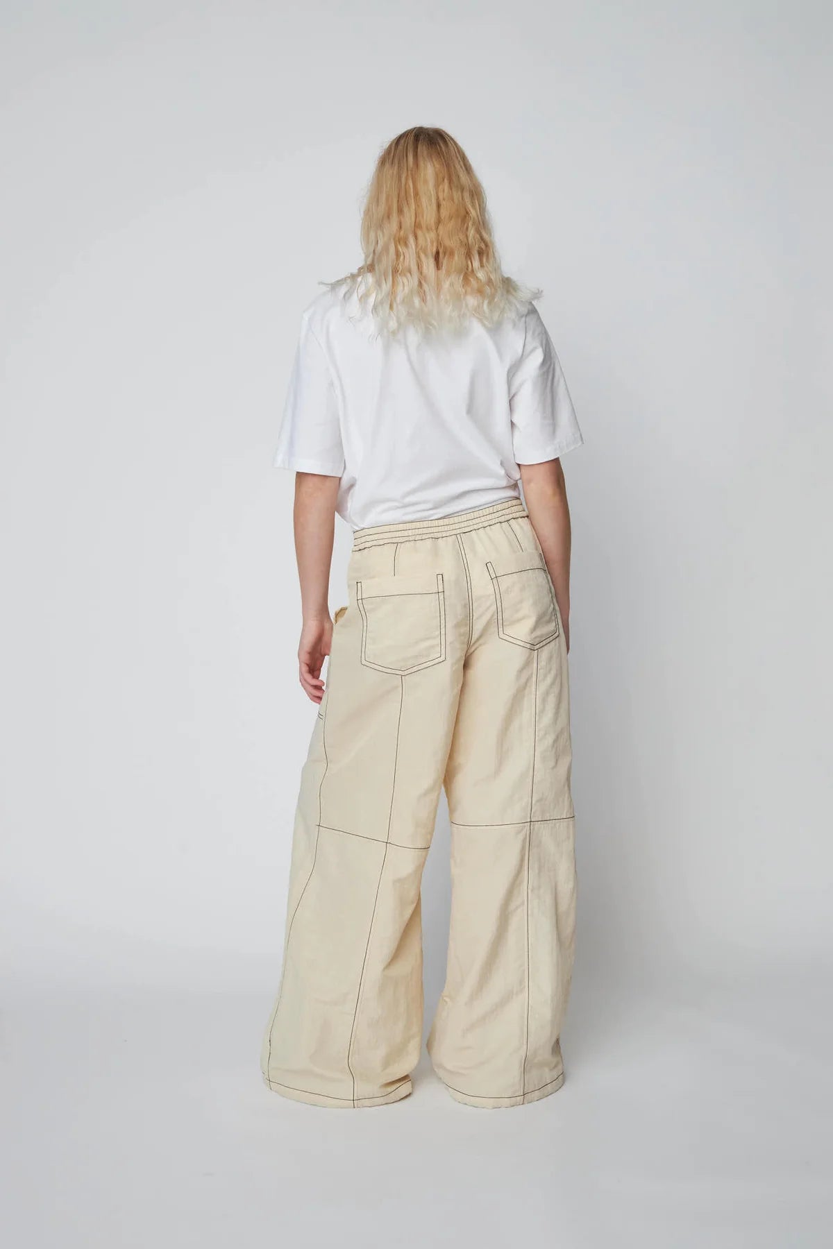 WORKWEAR OVERSIZED PANTS - ECRU