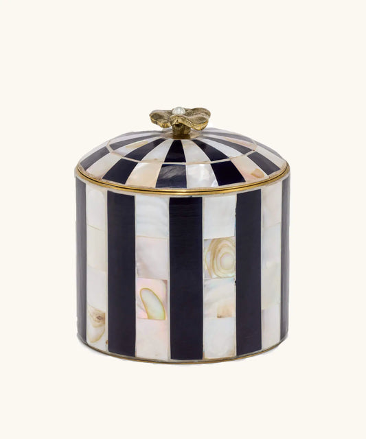 ZOEY FLOWER CIRCUS BOX LARGE - NAVY