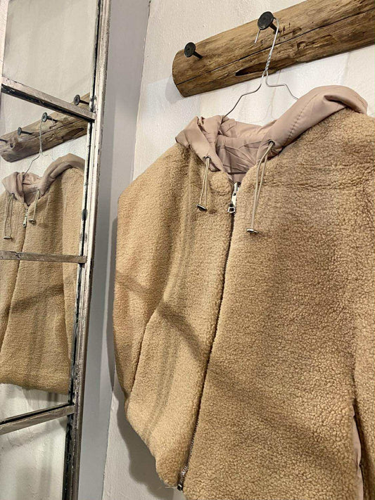 TEDDY VENDBAR VEST - 60 TAUPE