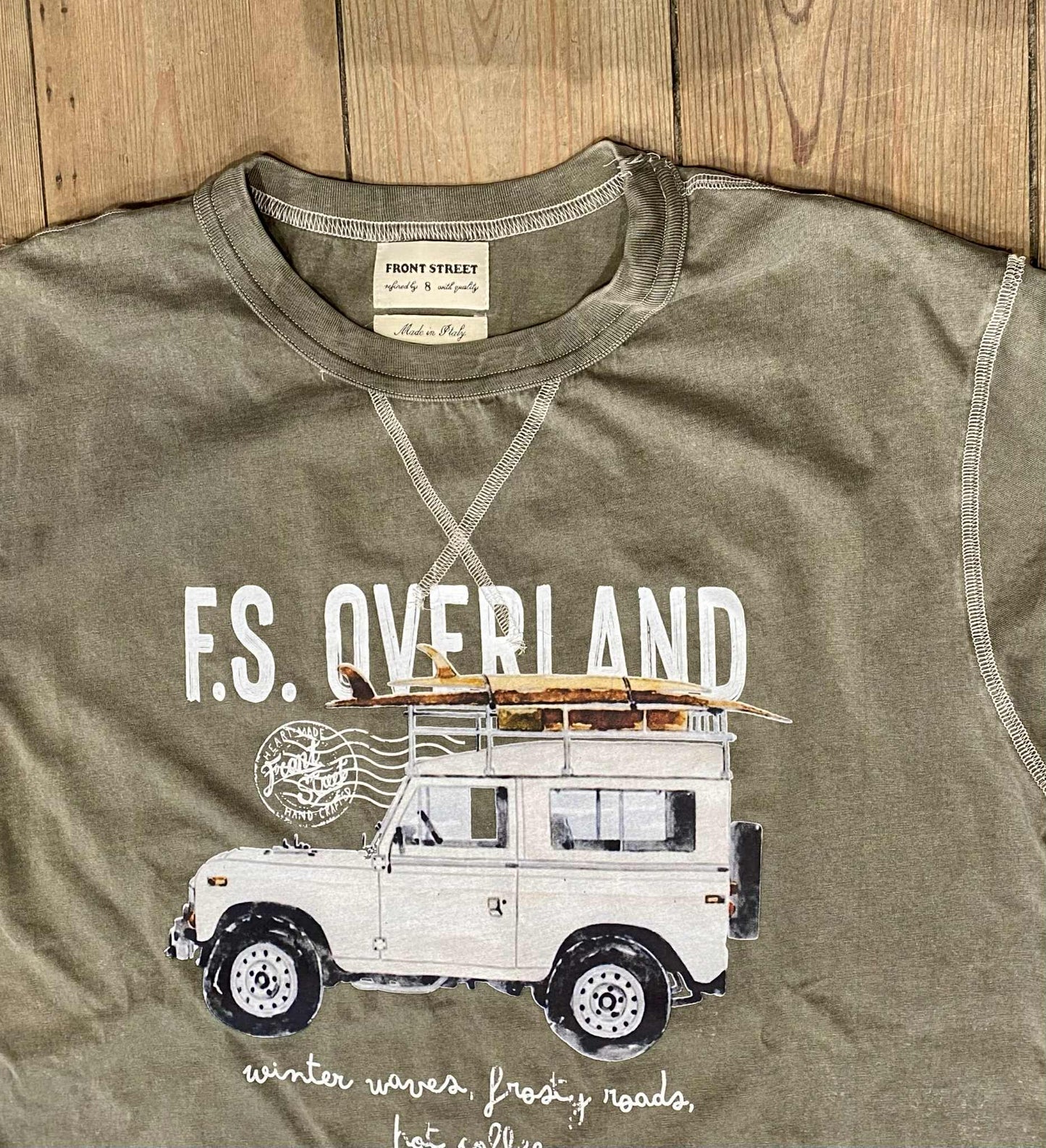 OVERLAND T-SHIRT - SLATE GREEN