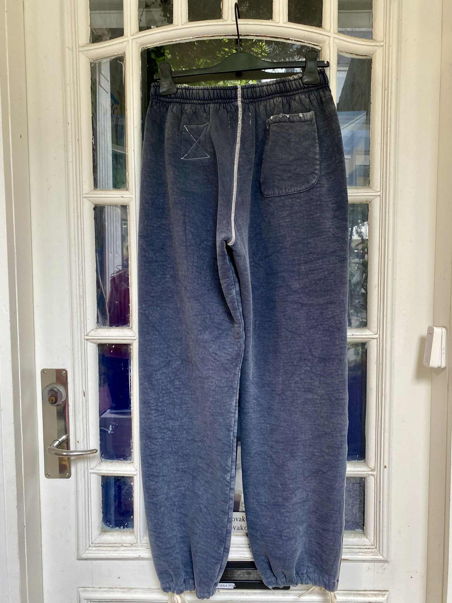 SWEATPANTS MARBLE - NAVY