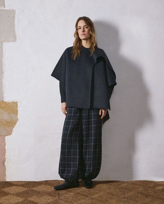 ABRIGO CAPA YERSE - DARK GREY