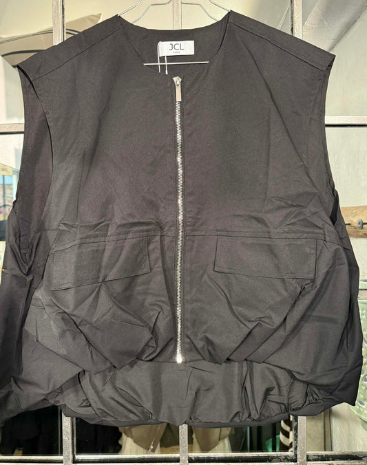 VEST BALLON - SORT