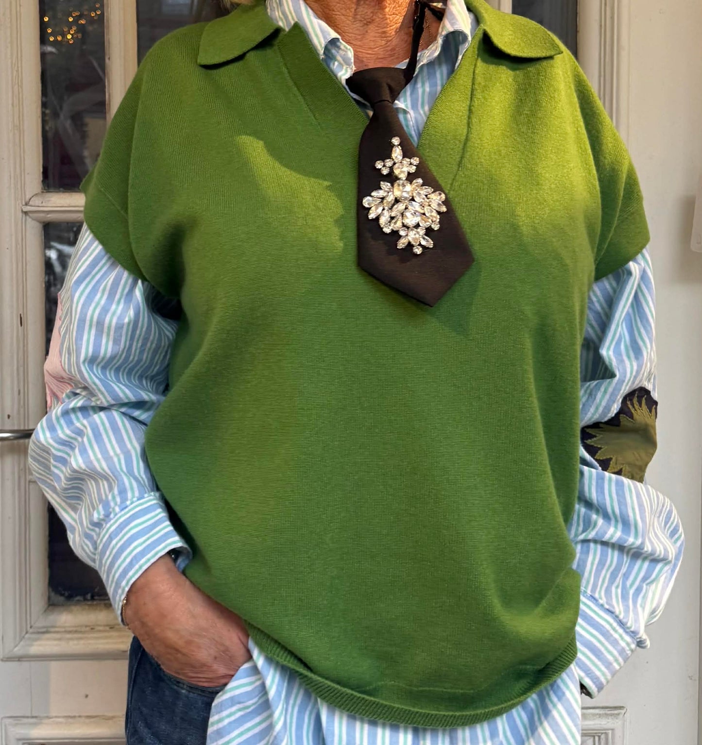 VIVEKA SLIPOVER - GREEN