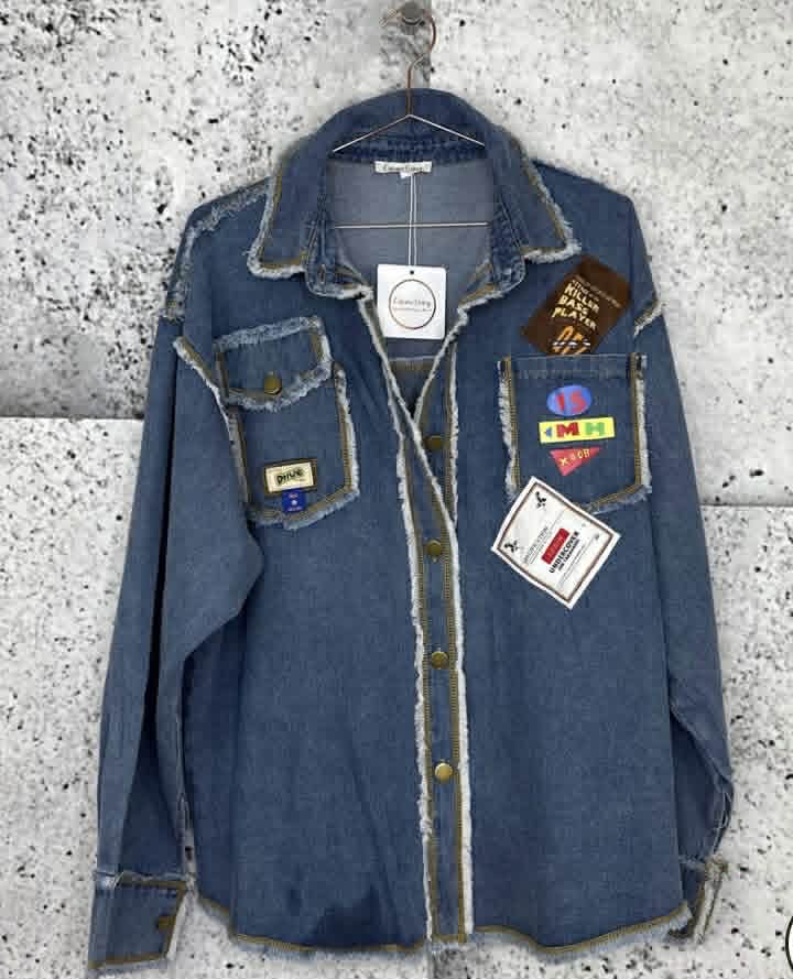 BRONTOS DENIM SKJORTE - K 436