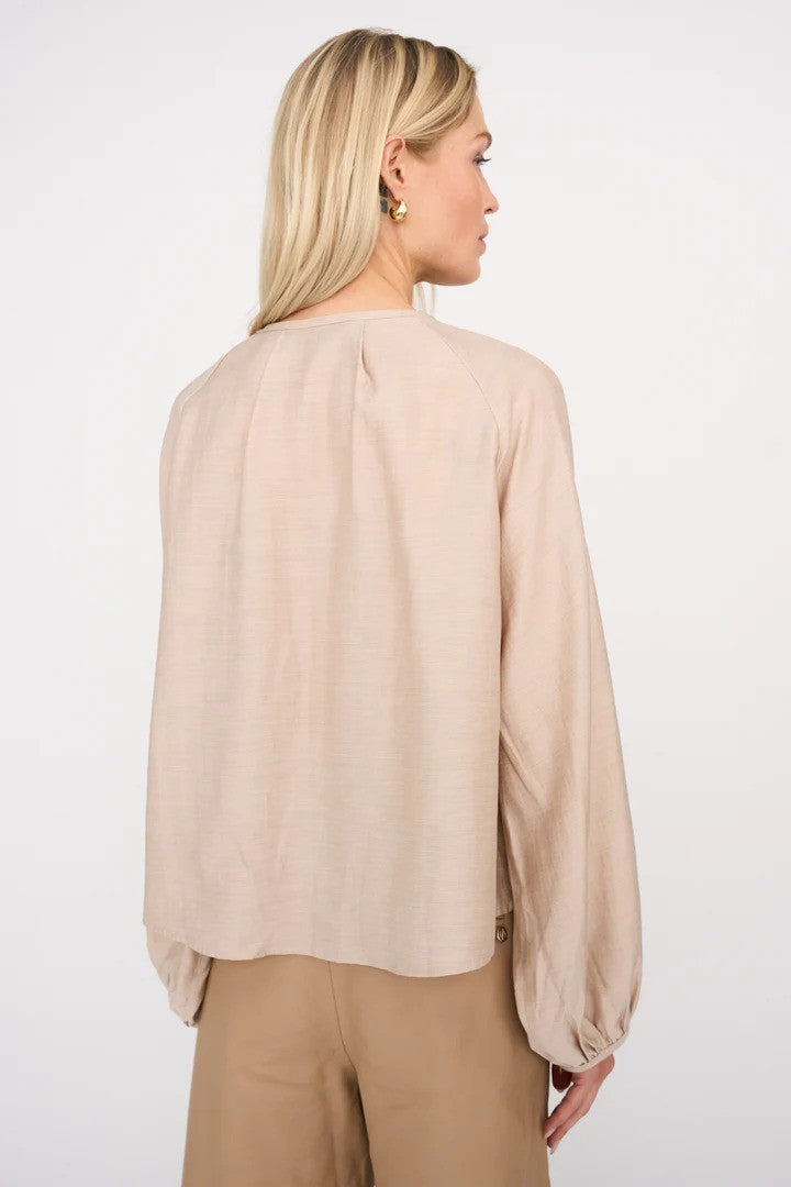 PD-VIOLA BALLON BLOUSE