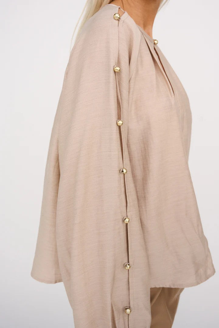 PD-VIOLA BALLON BLOUSE