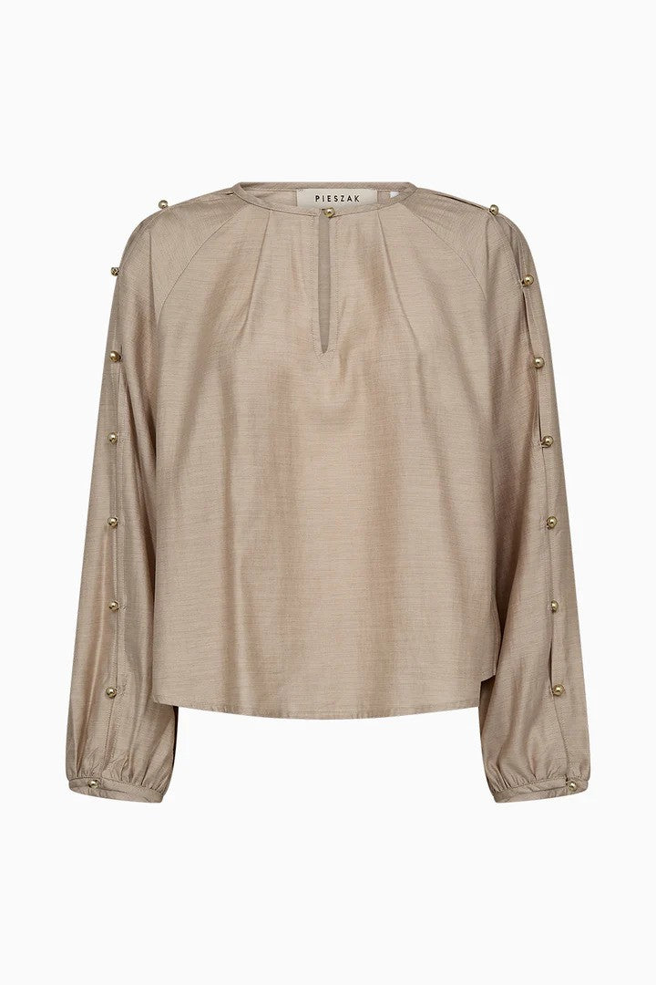 PD-VIOLA BALLON BLOUSE