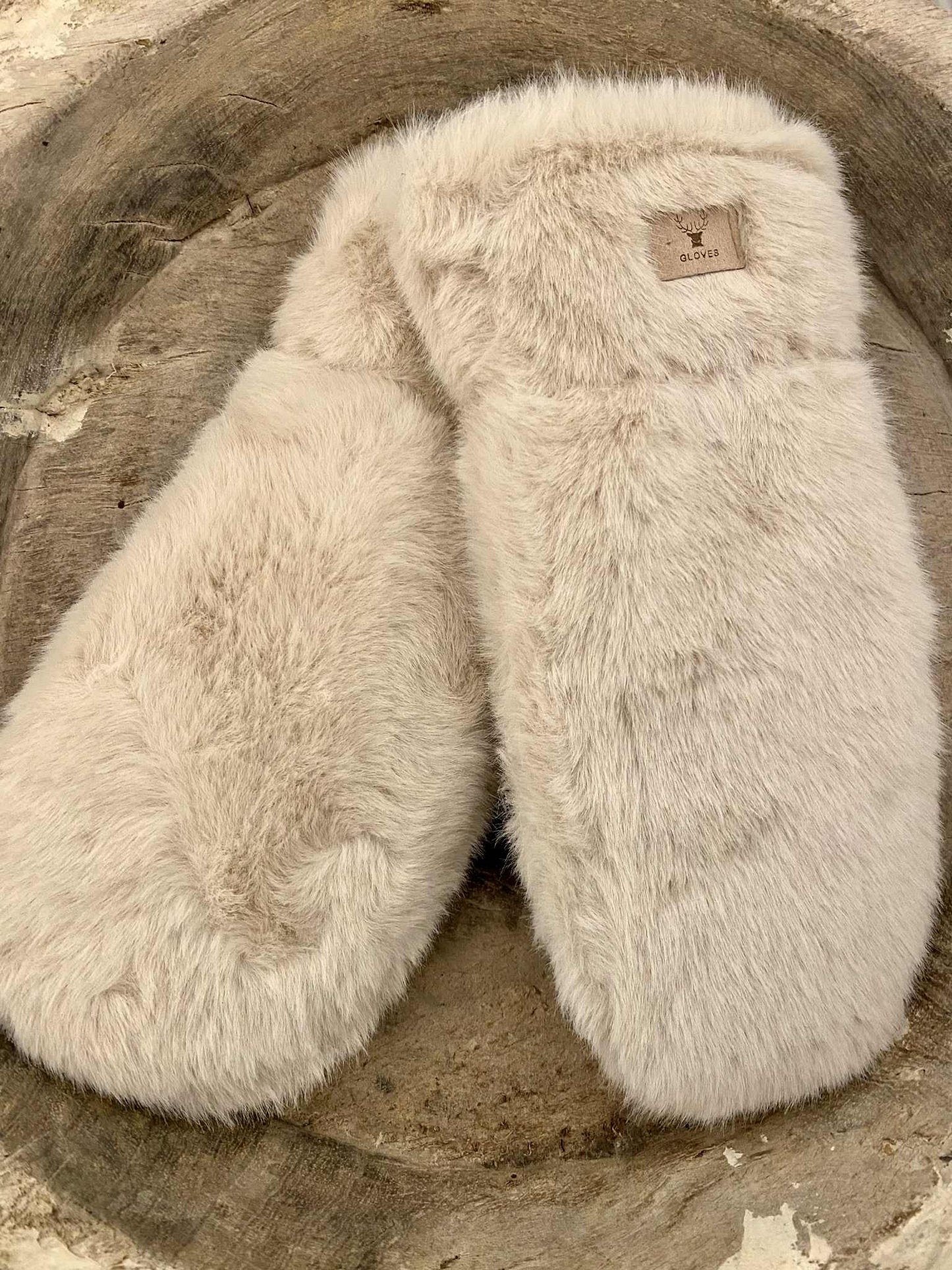 FAKE FUR LUFFER - 74 OFFWHITE