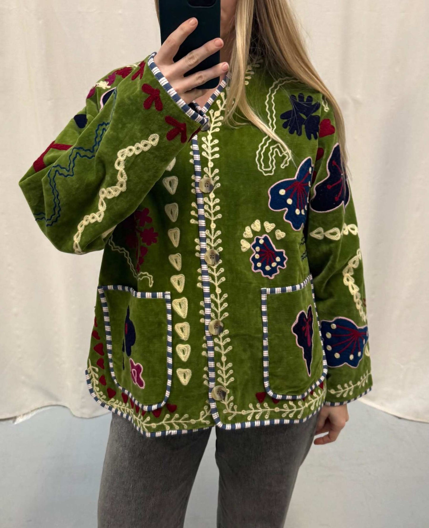 MAGGIE JACKET - LUCKY GREEN