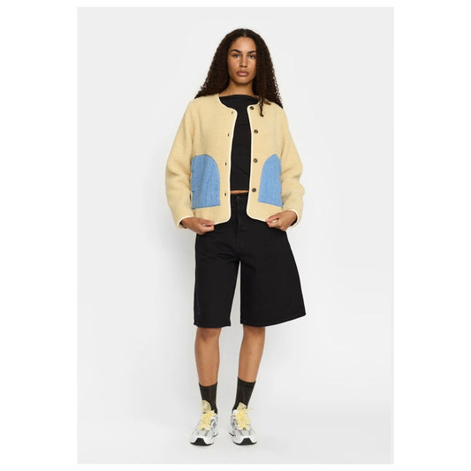 TEDDY BLOCK JACKET OFF- WHITE - 77319