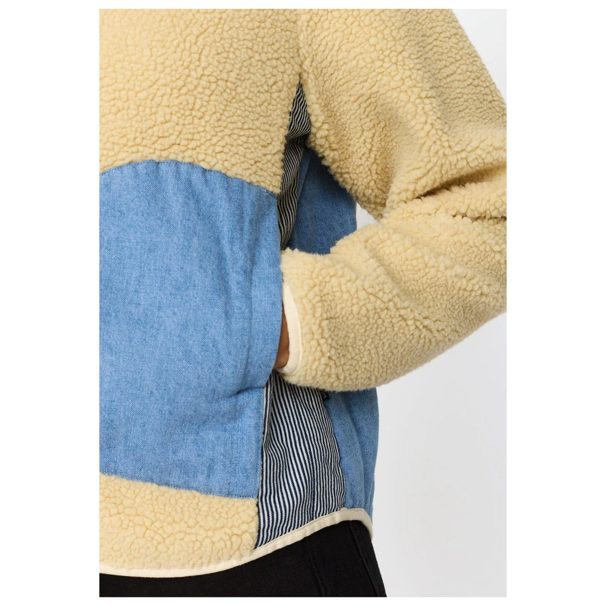 TEDDY BLOCK JACKET OFF- WHITE - 77319