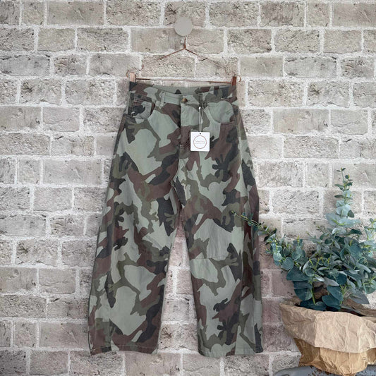 WILD BALO PANTS - 60248 BEIGE CAMOFLAGE