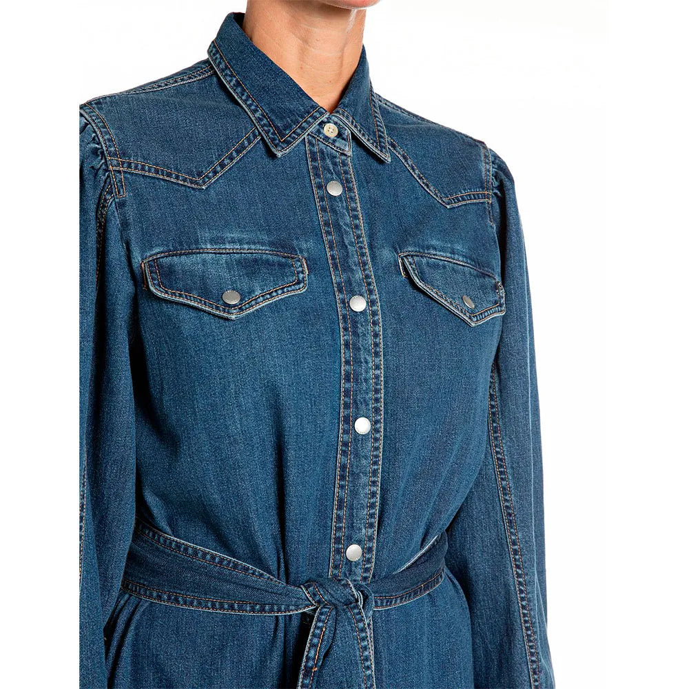 REPLAY DENIM KJOLE - W05LI632239