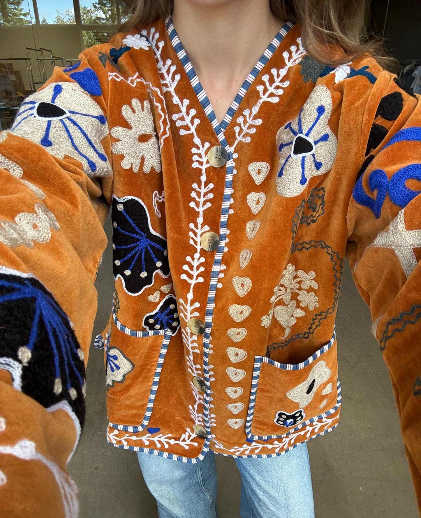 MAGGIE JACKET VElVET BROWN