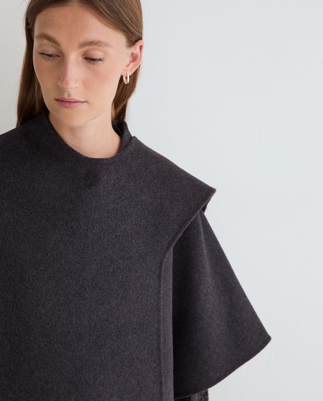 ABRIGO CAPA YERSE - DARK GREY
