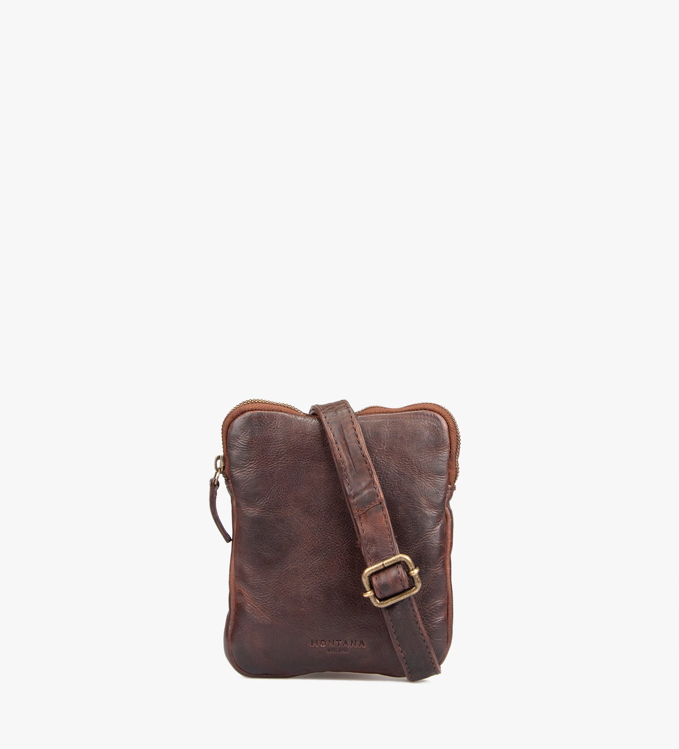 ENNIE CROSSBODY - BROWN- COGNAC -BLACK